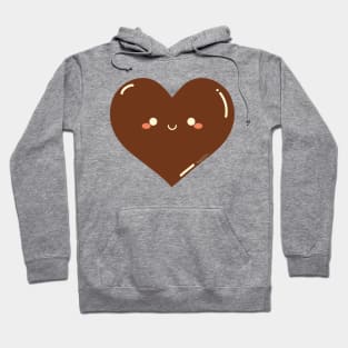 Dark chocolate heart Hoodie